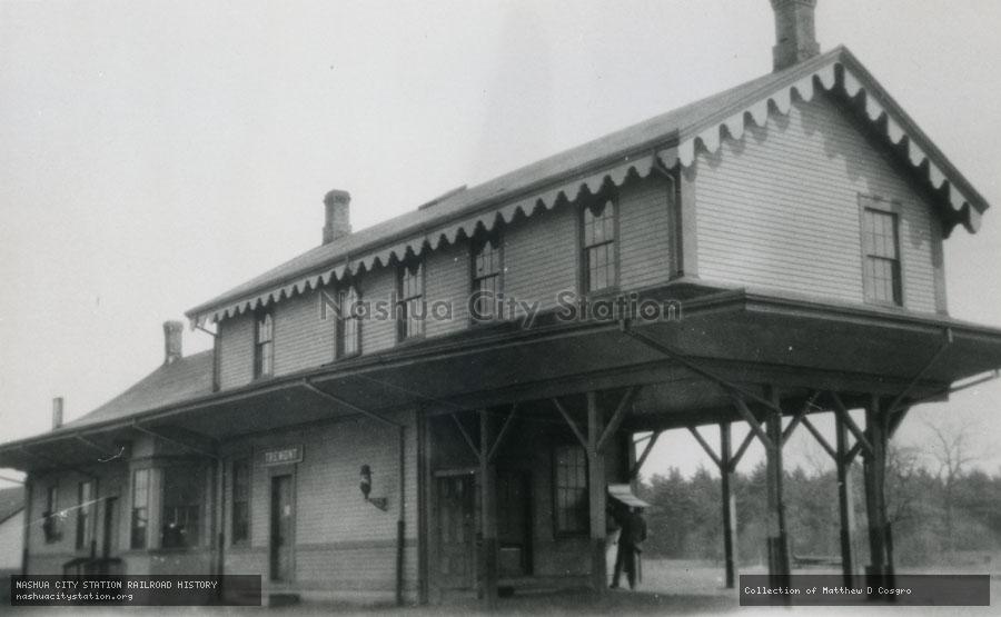 Postcard: Tremont Railroad Station, Wareham, Massachusetts